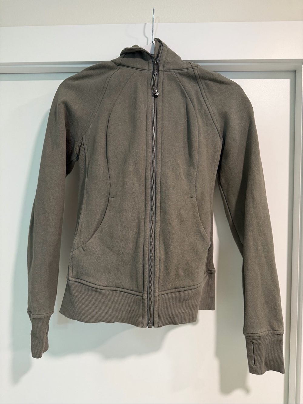 lululemon athletica Olive Zip-Up Hoodie